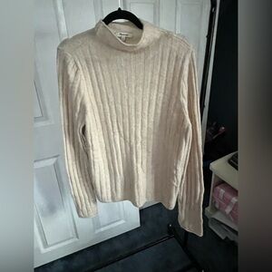 Madewell Elegant Cream Women's Wool Sweater